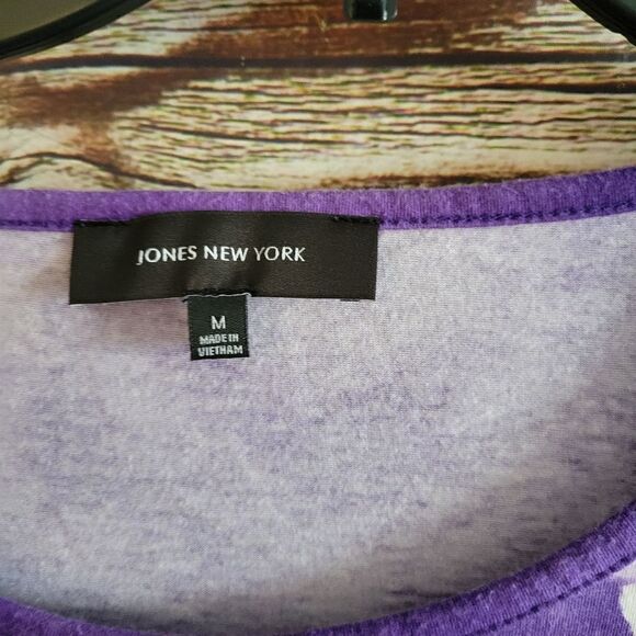 Jones New York long sleeve Women's medium top Pre-owned - Picture 3 of 5